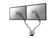 NewStar FPMA D750D Duo zilver voorbeeld dubbele monitor