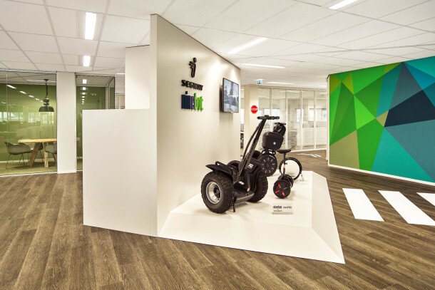Projectinrichting hoofdkantoor Segway Amsterdam
