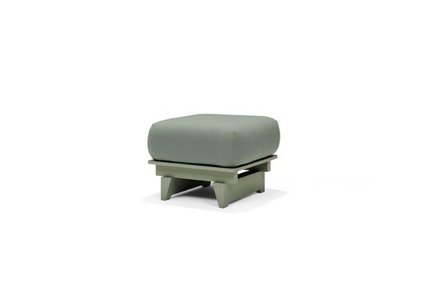 Red Stitch float footstool groen
