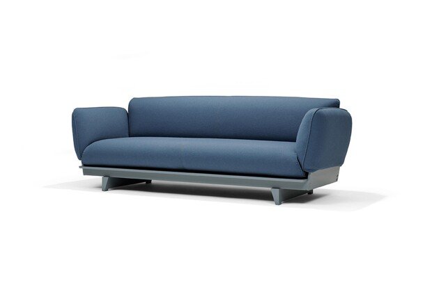 Red Stitch float sofa blauw grijs3