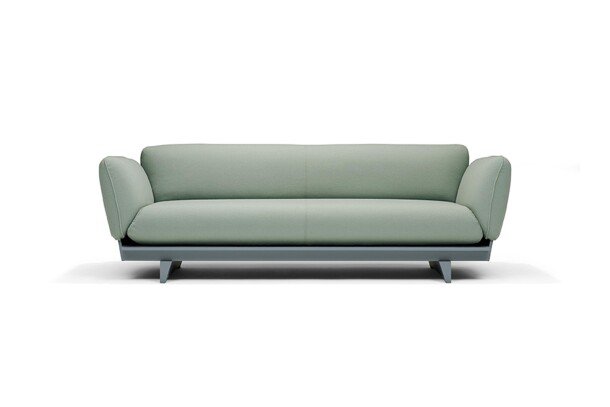 Red Stitch float sofa groen grijs4