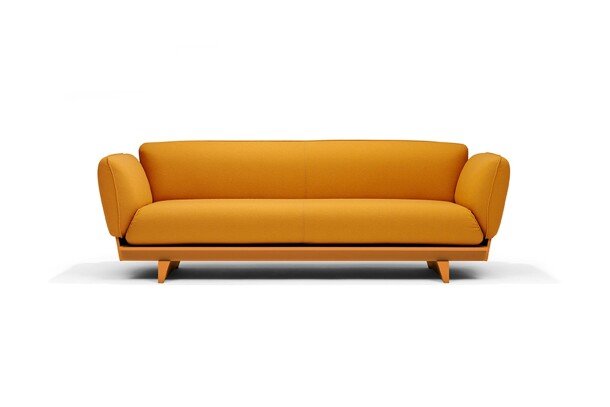 Red Stitch float sofa oranje