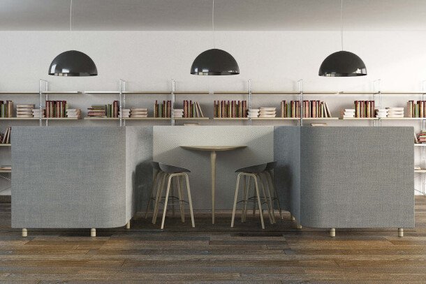Red Stitch Sving Table High tafel