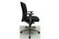 Refurbished Bureaustoel Comforto 77 nieuw stof zilvergrijs 281 8
