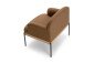 True Design Abisko Armchair fauteuil bruin zijkant