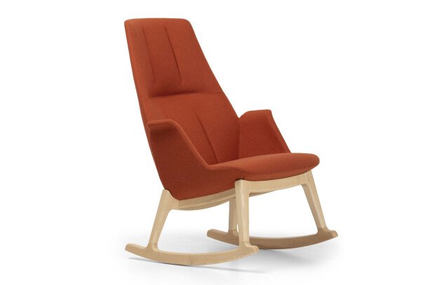 True Design Hive Lounge schommelstoel rood