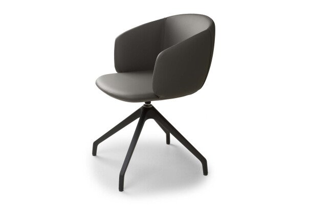 True Design Not mini spin stoel leer