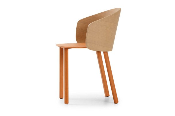 True Design Not Wood stoel 4 poot hout