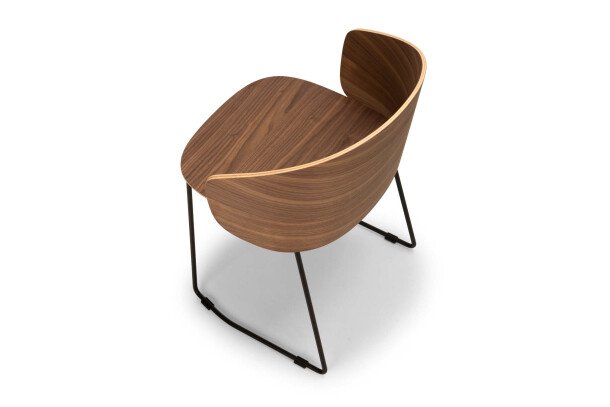 True Design Not Wood stoel slede hout