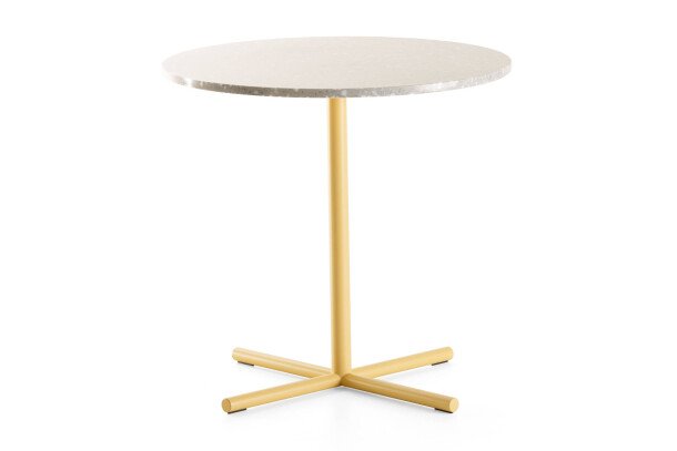 True Design Notable tafel geel onderstel