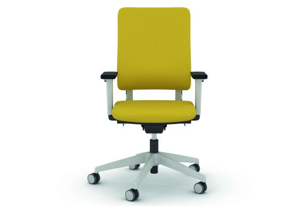 Viasit Drumback ergonomische bureaustoel geel