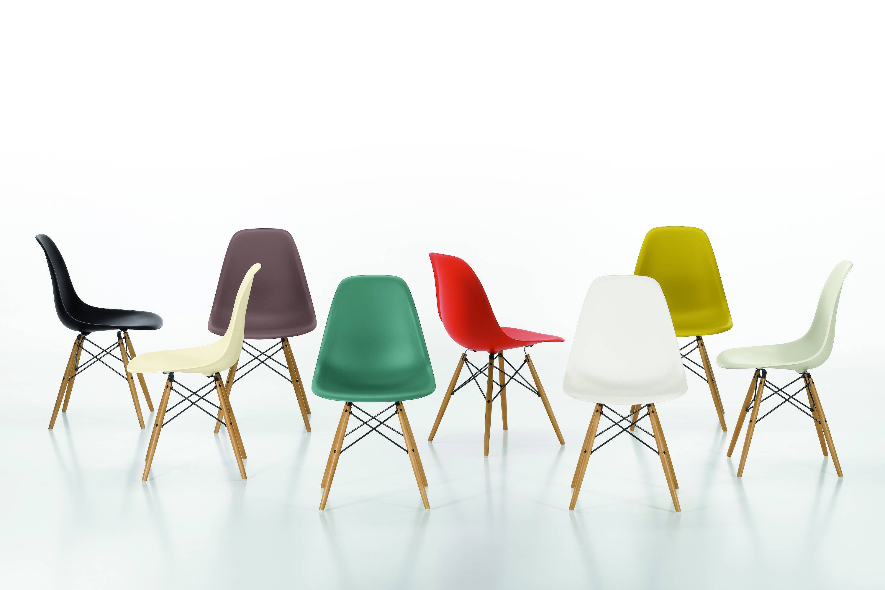 Een centrale tool die een belangrijke rol speelt domineren Geschatte Vitra DSW stoel | Eames Plastic Side Chair (B2B) - De Projectinrichter