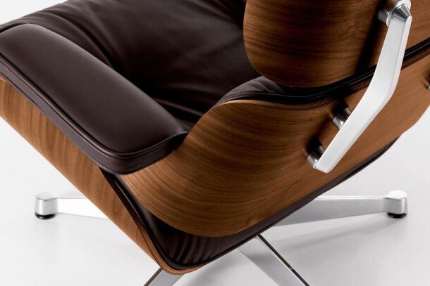 Vitra Lounge Chair detail materiaal