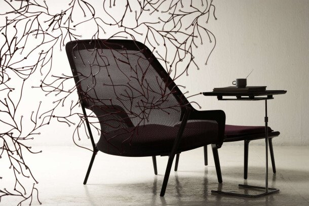 Vitra Slow Chair & Ottoman sfeerfoto