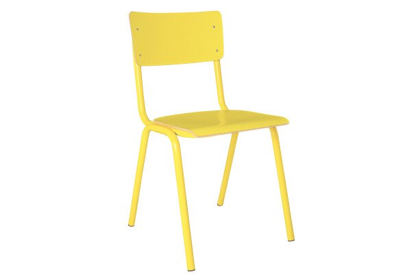 Zuiver Back To School stoel geel