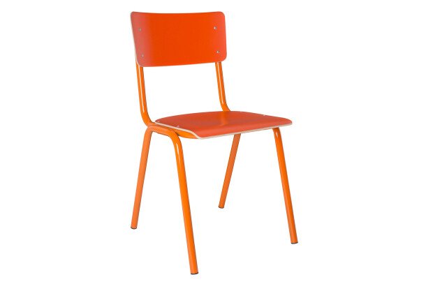 Zuiver Back To School stoel oranje